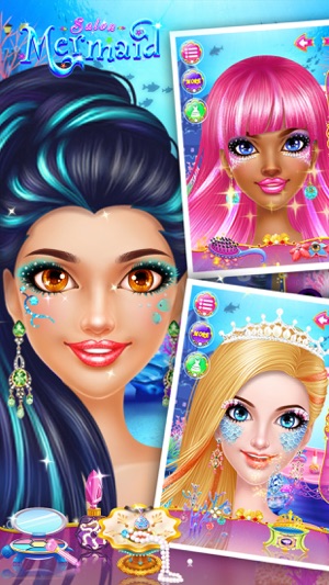 Mermaid Salon - Beauty Makeup & Dress up(圖3)-速報App