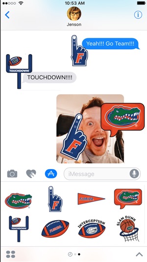 University of Florida Gators Stickers for iMessage(圖2)-速報App