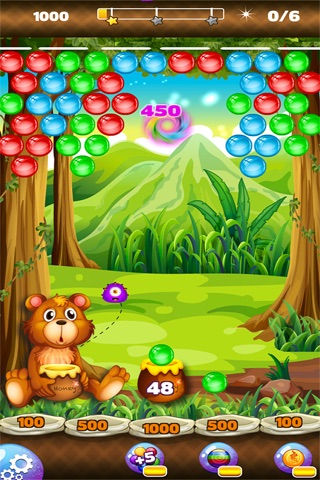 A Adorable Fuzzy Honey Bear Bubble Blaster screenshot 2