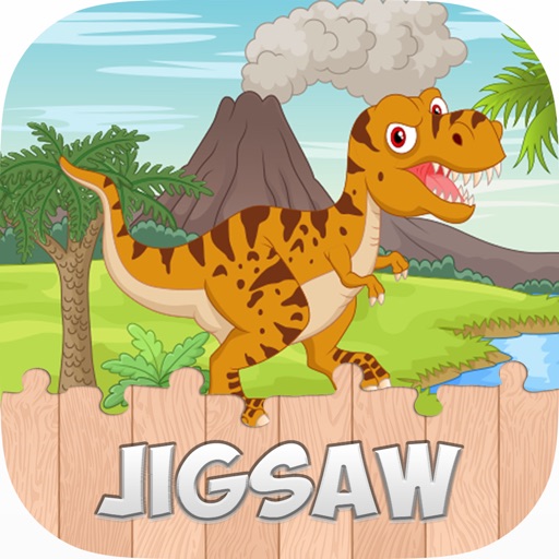 Dino Jigsaw Puzzles Dinosaur For Toddlers and Kids iOS App
