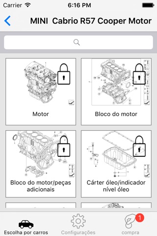 Parts and diagrams for MINI screenshot 3