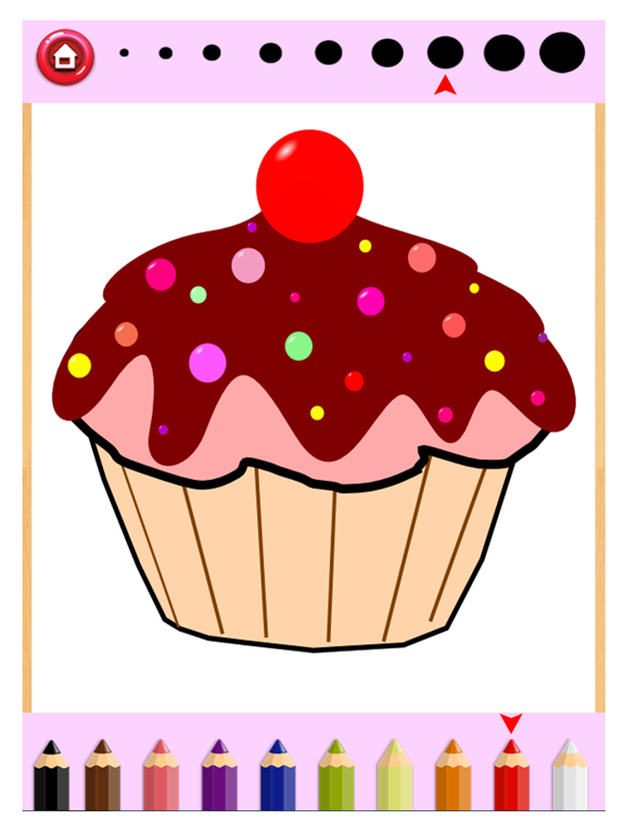 cupcake drawing for kids