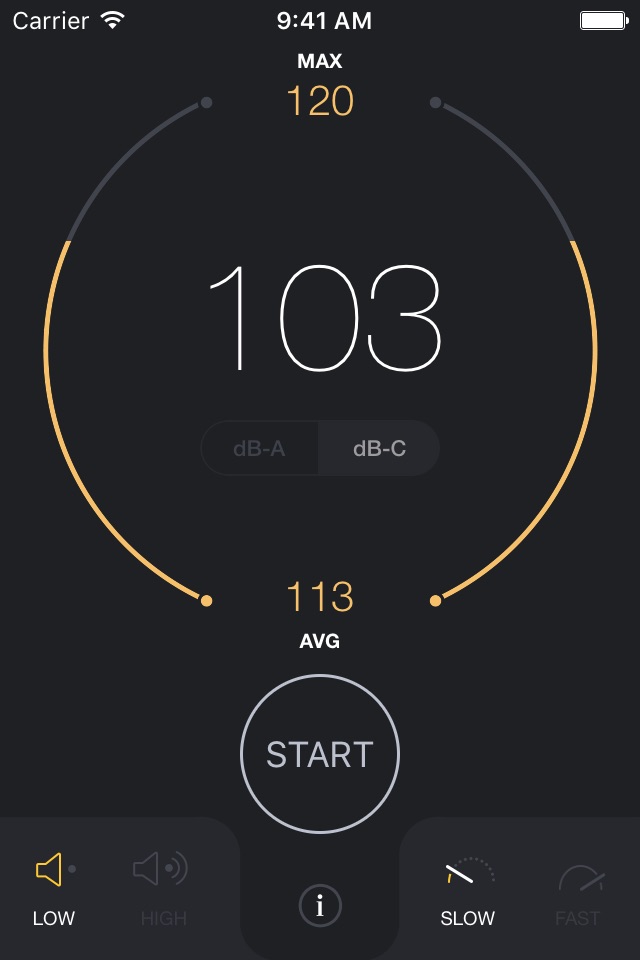 dB Decibel Meter - sound level measurement tool screenshot 3