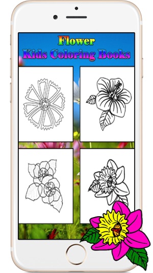 Flower Kids Coloring Books Page Games for Toddlers(圖4)-速報App