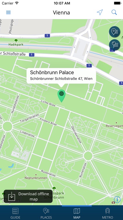 Vienna Travel Guide with Offline Street Map screenshot-3