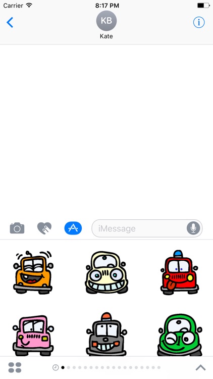 Car Smileys Stickers