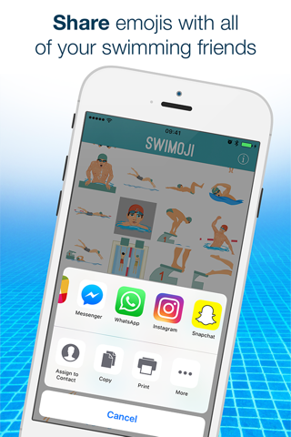 Swimoji: Swimming Emojis & Stickers for Swim Fans screenshot 4