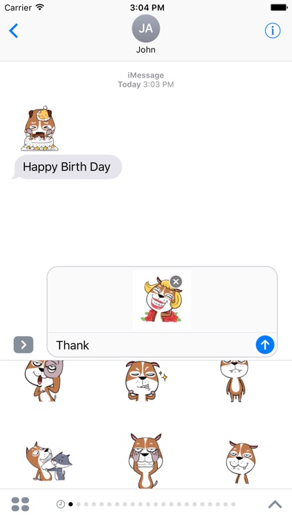 Stray Dog Animated Sticker