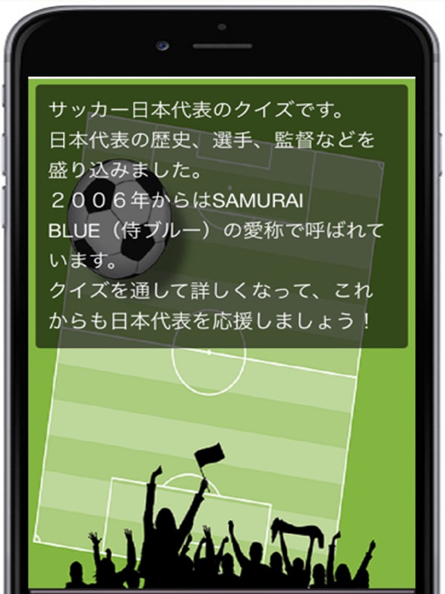 Samurai Blueクイズforサッカー日本代表 をapp Storeで