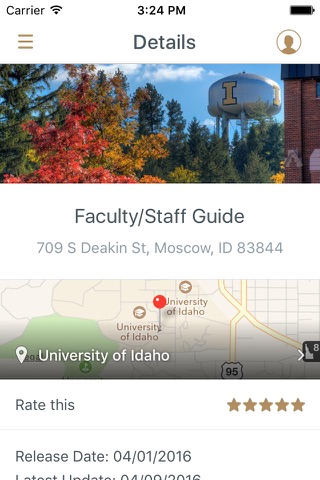 UIdaho Mobile screenshot 2