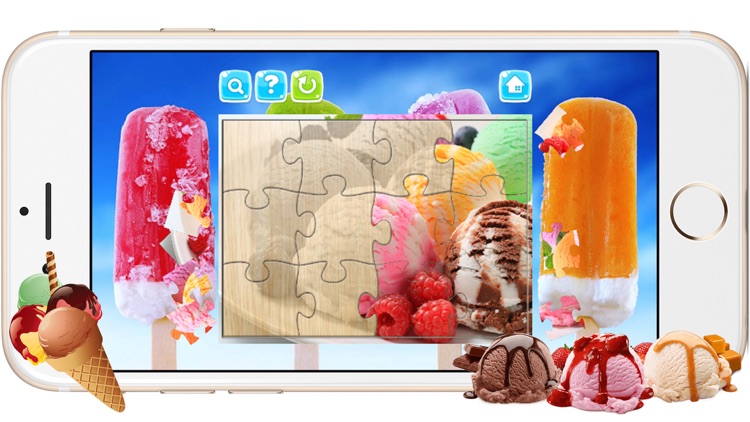 Ice Cream Jigsaw Puzzles Fun for Kids and Toddlers