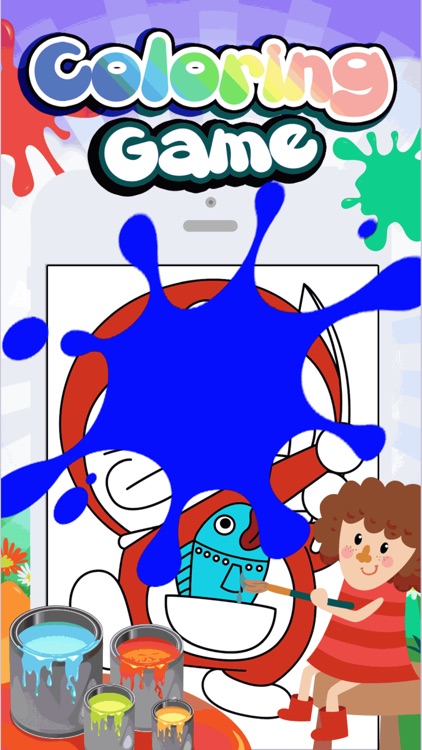 Draw Pages Game Doraemon Version