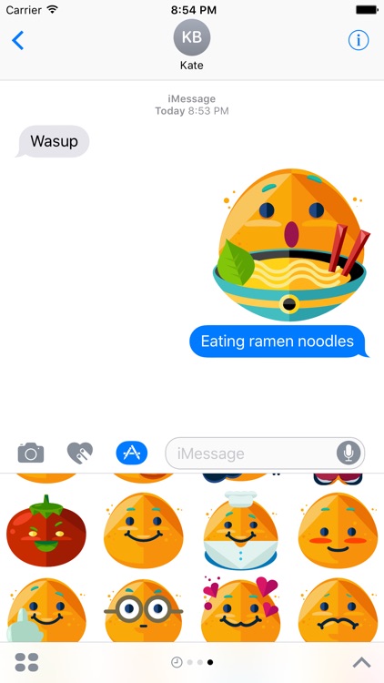 Potato Boy Emoji Stickers for Messages