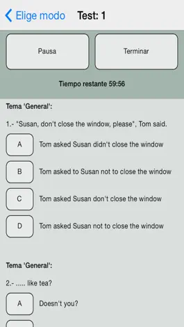 Game screenshot Ingles Test y Ejercicios hack