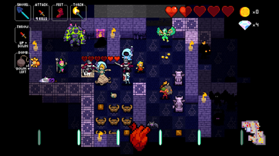 Screenshot from Crypt of the NecroDancer