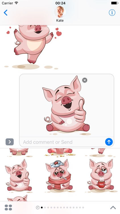 Pig - Stickers for iMessage