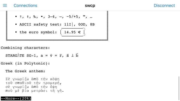 SecureCRT for iOS - SSH Client / Terminal Emulator screenshot-3