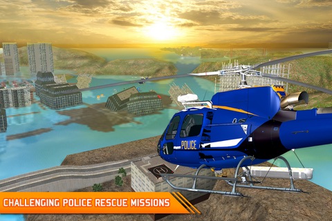 Police Helicopter Rescue Operation screenshot 4