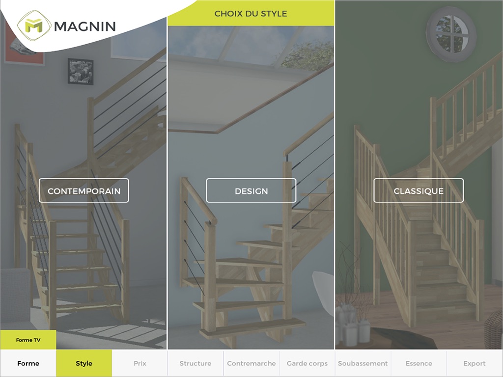 Configurateur escaliers Magnin screenshot 4