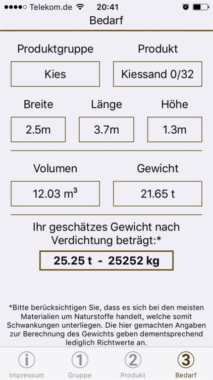 Baustoffrechner PREMIUM screenshot-4