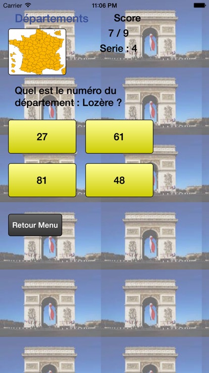Départements de France - Liste et Quiz screenshot-3