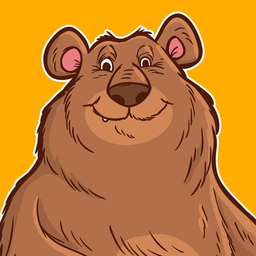 Большой медведь - стикеры для iMessage