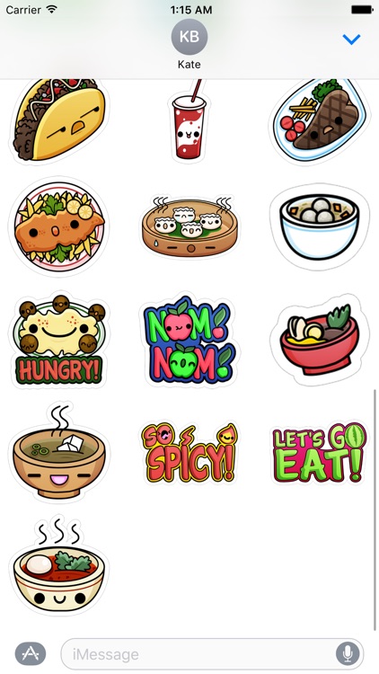 Food Court - Stickers for iMessage