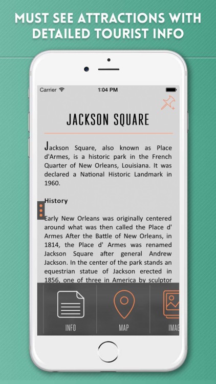 New Orleans Travel Guide & Offline City Street Map