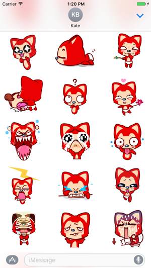 Red Fox Stickers Pack(圖1)-速報App