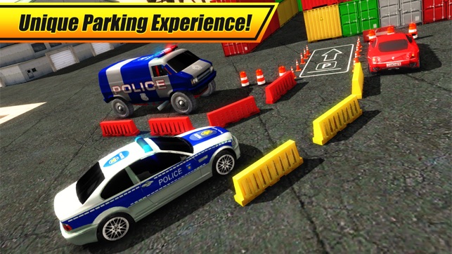 Police Car Parking Simulator 3D(圖3)-速報App