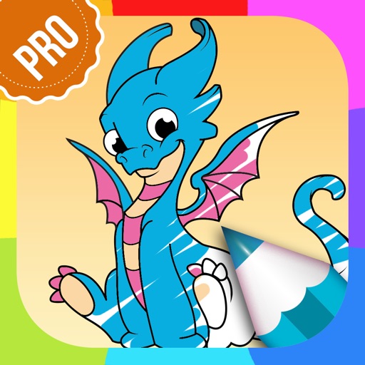 Dragon Coloring Pages PRO - Animal Coloring Games for Kids icon