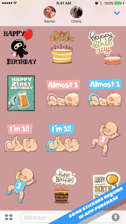 Happy Birthday Stickers screenshot-3