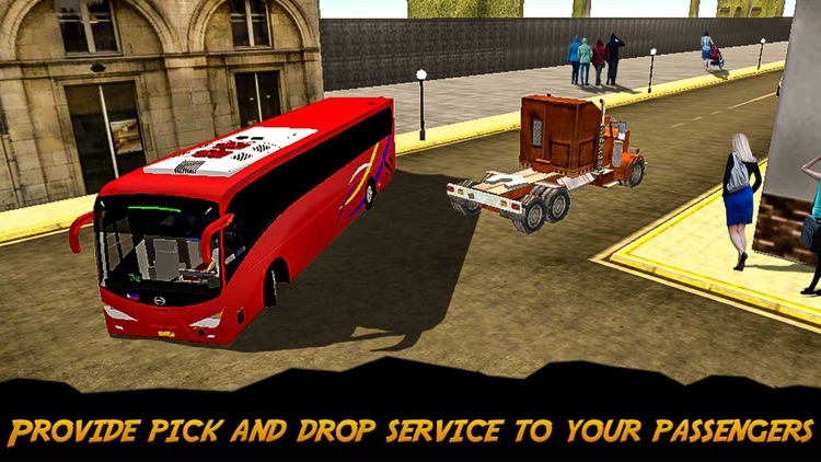 City Bus Simulation : Pick & Drop Realistic Drive screenshot-4