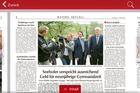 Landshuter Zeitung screenshot 3