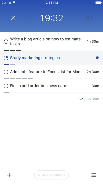 FocusList: Focus timer and daily planner screenshot-0