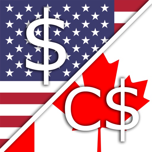 US Dollar Canadian Dollar converter USD / CAD iOS App