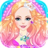 美人鱼公主化妆 - 时尚美少女的美容、美妆、换装小游戏