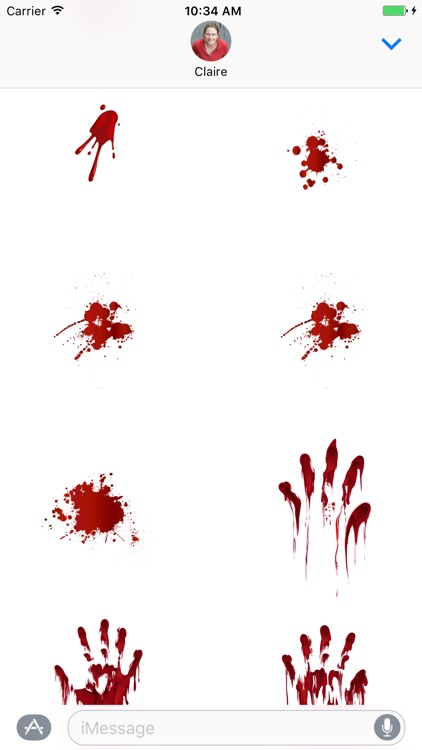 Blood Stickers screenshot-3