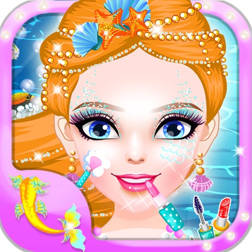 美人鱼化妆沙龙：公主的魔法衣橱3-6岁儿童游戏免费