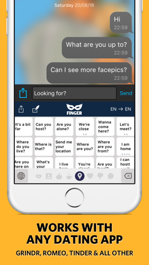 FINGER Gay Keyboard for any dating app!(圖2)-速報App