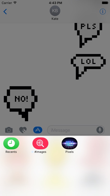 Pixel stickers