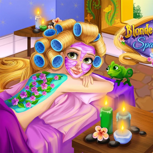 金发公主按摩化妆 - 好玩的游戏