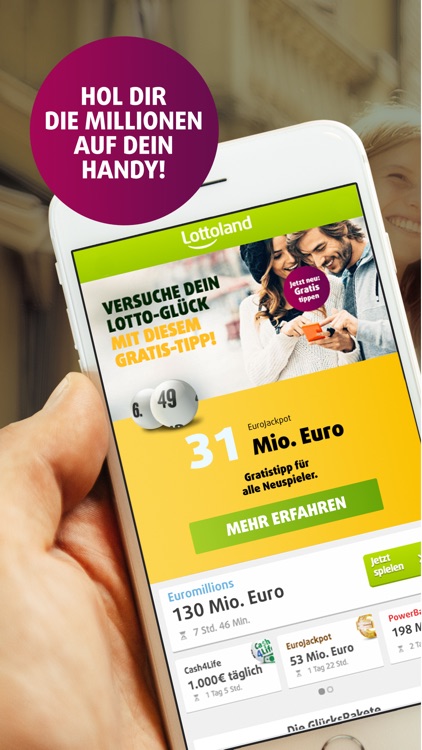 Lottoland: Lotto, EuroJackpot, EuroMillions