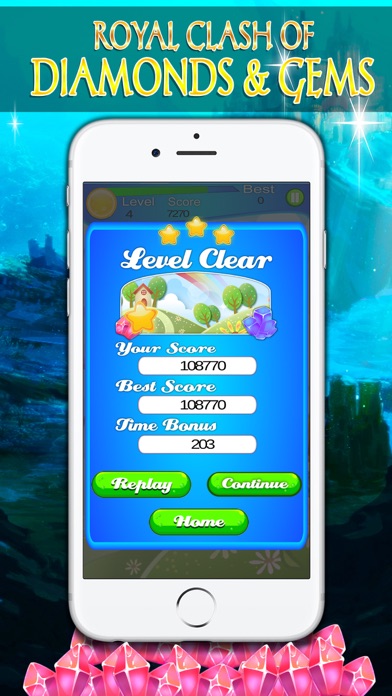 ROYAL CLASH OF DIAMONDS AND GEMS - PUZZLE 1.1 IOS GAME GIẢI TRÍ ROYAL CLASH OF DIAMONDS AND GEMS - PUZZLE 1.1 IOS