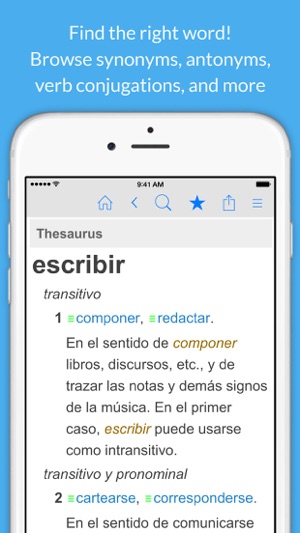 Spanish Dictionary & Thesaurus +English Translator(圖3)-速報App