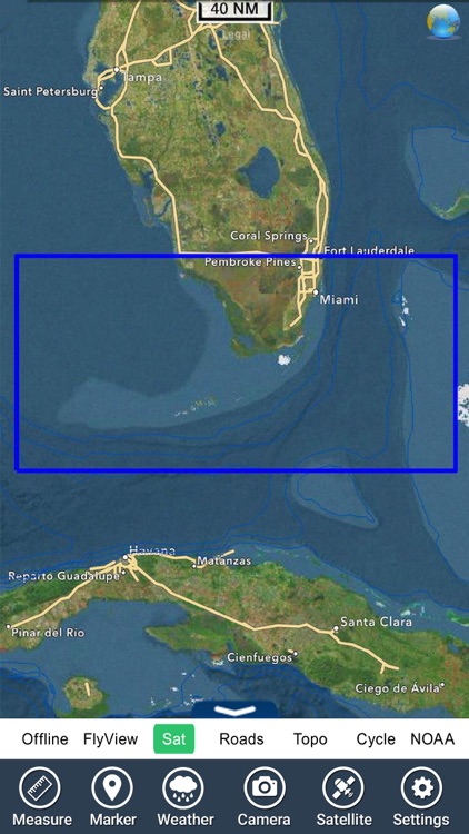 Marine : Miami to Key West HD - GPS Map Navigator screenshot-4