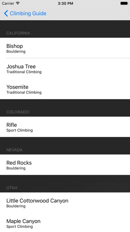 Climbing Guide
