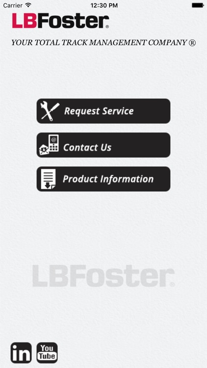 L. B. Foster Rail Technologies Field Service Request By L.B. Foster