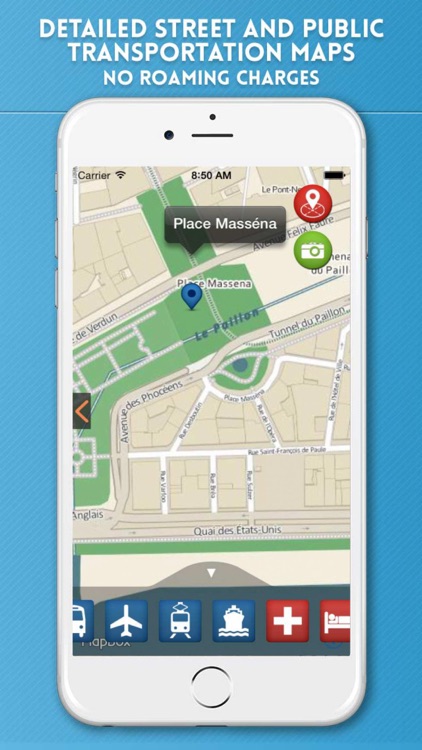 Nice Travel Guide with Offline City Street Map screenshot-3