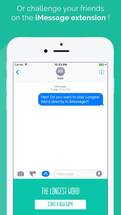 How to cancel & delete Longest Word Free — Game Extension for iMessage from iphone & ipad 2